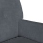 Banco Chesterfield Gris oscuro 112 x 65,5 x 75 cm Terciopelo en Bancos | Comprar online en Foru.es