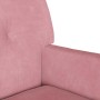 Banco Chesterfield Rosa 112 x 65,5 x 75 cm Terciopelo en Bancos | Comprar online en Foru.es