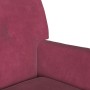 Banco Chesterfield Rojo vino 112 x 65,5 x 75 cm Terciopelo en Bancos | Comprar online en Foru.es