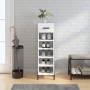 Zapatero madera de ingeniería blanco 30x35x105 cm de vidaXL, Armarios y almacenamiento - Ref: Foro24-829684, Precio: 76,82 €,...
