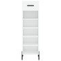 Zapatero madera de ingeniería blanco 30x35x105 cm de vidaXL, Armarios y almacenamiento - Ref: Foro24-829684, Precio: 76,82 €,...