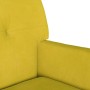 Banco Chesterfield Amarillo 112 x 65,5 x 75 cm Terciopelo en Bancos | Comprar online en Foru.es