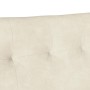 Banco Chesterfield Crema 112 x 65,5 x 75 cm Terciopelo en Bancos | Comprar online en Foru.es