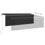 Toldo automático persiana LED sensor viento gris antracita 4x3m en Toldos | Comprar online en Foru.es