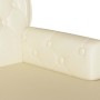 Banco Chesterfield Crema 119.5 x 64.5 x 75 cm Cuero sintético en Bancos | Comprar online en Foru.es