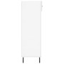 Mueble zapatero madera contrachapada blanco brillo 60x35x105 cm de vidaXL, Armarios y almacenamiento - Ref: Foro24-829630, Pr...