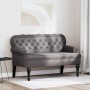 Banco Chesterfield Gris 119.5 x 64.5 x 75 cm Cuero sintético en Bancos | Comprar online en Foru.es