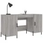 Schreibtisch aus Sonoma-grauem Holzwerkstoff, 140 x 50 x 75 cm von vidaXL, Schreibtische - Ref: Foro24-829562, Preis: 126,86 ...