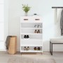 Zapatero madera de ingeniería blanco 60x35x105 cm de vidaXL, Armarios y almacenamiento - Ref: Foro24-829580, Precio: 59,96 €,...