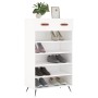 Zapatero madera de ingeniería blanco 60x35x105 cm de vidaXL, Armarios y almacenamiento - Ref: Foro24-829580, Precio: 59,96 €,...