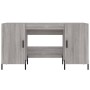 Escritorio madera de ingeniería gris Sonoma 140x50x75 cm de vidaXL, Escritorios - Ref: Foro24-829562, Precio: 128,43 €, Descu...