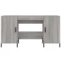 Schreibtisch aus Sonoma-grauem Holzwerkstoff, 140 x 50 x 75 cm von vidaXL, Schreibtische - Ref: Foro24-829562, Preis: 126,86 ...