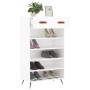 Zapatero madera de ingeniería blanco 60x35x105 cm de vidaXL, Armarios y almacenamiento - Ref: Foro24-829580, Precio: 59,96 €,...