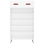 Zapatero madera de ingeniería blanco 60x35x105 cm de vidaXL, Armarios y almacenamiento - Ref: Foro24-829580, Precio: 59,96 €,...