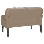 Banco Chesterfield Capuchino 119.5 x 64.5 x 75 cm en Bancos | Comprar online en Foru.es