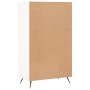 Zapatero madera de ingeniería blanco 60x35x105 cm de vidaXL, Armarios y almacenamiento - Ref: Foro24-829580, Precio: 59,96 €,...