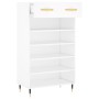 Zapatero madera de ingeniería blanco 60x35x105 cm de vidaXL, Armarios y almacenamiento - Ref: Foro24-829588, Precio: 91,16 €,...