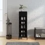 Zapatero madera de ingeniería negro 30x35x105 cm de vidaXL, Armarios y almacenamiento - Ref: Foro24-829685, Precio: 47,98 €, ...
