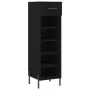 Zapatero madera de ingeniería negro 30x35x105 cm de vidaXL, Armarios y almacenamiento - Ref: Foro24-829685, Precio: 47,98 €, ...