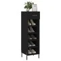 Zapatero madera de ingeniería negro 30x35x105 cm de vidaXL, Armarios y almacenamiento - Ref: Foro24-829685, Precio: 47,98 €, ...