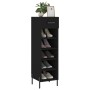 Zapatero madera de ingeniería negro 30x35x105 cm de vidaXL, Armarios y almacenamiento - Ref: Foro24-829685, Precio: 48,42 €, ...
