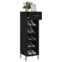 Zapatero madera de ingeniería negro 30x35x105 cm de vidaXL, Armarios y almacenamiento - Ref: Foro24-829685, Precio: 47,98 €, ...