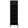 Zapatero madera de ingeniería negro 30x35x105 cm de vidaXL, Armarios y almacenamiento - Ref: Foro24-829685, Precio: 48,42 €, ...