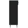 Zapatero madera de ingeniería negro 30x35x105 cm de vidaXL, Armarios y almacenamiento - Ref: Foro24-829685, Precio: 47,98 €, ...