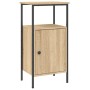 Mesitas noche 2 uds madera ingeniería roble Sonoma 41x31x80 cm de vidaXL, Mesitas de noche - Ref: Foro24-825926, Precio: 72,8...