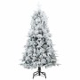 Árbol de Navidad artificial plegable cubierto de nieve 120 cm en Decoración Festiva y Estacional | Comprar online en Foru.es