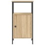 Mesitas noche 2 uds madera ingeniería roble Sonoma 41x31x80 cm de vidaXL, Mesitas de noche - Ref: Foro24-825926, Precio: 72,8...
