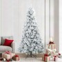 Árbol de Navidad artificial plegable cubierto de nieve 240 cm en Decoración Festiva y Estacional | Comprar online en Foru.es