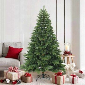 Árbol de Navidad artificial con ramas articuladas Verde 180 cm en Decoración Festiva y Estacional | Comprar online en Foru.es