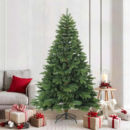 Árbol de Navidad artificial con ramas articuladas Verde 210 cm en Decoración Festiva y Estacional | Comprar online en Foru.es