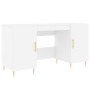 Escritorio madera de ingeniería blanco 140x50x75 cm de vidaXL, Escritorios - Ref: Foro24-829532, Precio: 125,15 €, Descuento: %