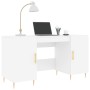 Escritorio madera de ingeniería blanco 140x50x75 cm de vidaXL, Escritorios - Ref: Foro24-829532, Precio: 125,15 €, Descuento: %