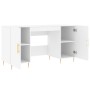 Escritorio madera de ingeniería blanco 140x50x75 cm de vidaXL, Escritorios - Ref: Foro24-829532, Precio: 125,15 €, Descuento: %