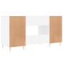 Escritorio madera de ingeniería blanco 140x50x75 cm de vidaXL, Escritorios - Ref: Foro24-829532, Precio: 125,15 €, Descuento: %