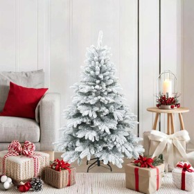 Árbol de Navidad artificial plegable cubierto de nieve 120 cm en Decoración Festiva y Estacional | Comprar online en Foru.es
