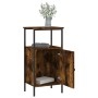 Mesitas noche 2 uds madera ingeniería roble ahumado 41x31x80 cm de vidaXL, Mesitas de noche - Ref: Foro24-825928, Precio: 60,...