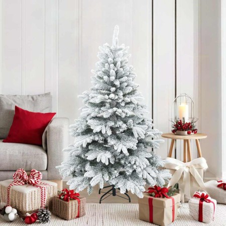 Árbol de Navidad artificial plegable cubierto de nieve 150 cm en Decoración Festiva y Estacional | Comprar online en Foru.es