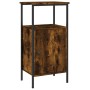 Mesitas noche 2 uds madera ingeniería roble ahumado 41x31x80 cm de vidaXL, Mesitas de noche - Ref: Foro24-825928, Precio: 60,...