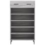 Zapatero madera de ingeniería gris Sonoma 60x35x105 cm de vidaXL, Armarios y almacenamiento - Ref: Foro24-829634, Precio: 65,...