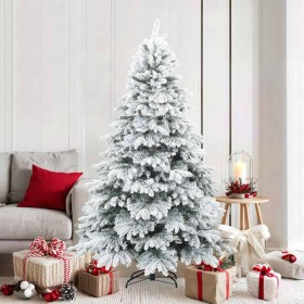 Árbol de Navidad artificial plegable cubierto de nieve 180 cm en Decoración Festiva y Estacional | Comprar online en Foru.es