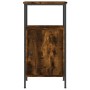 Mesitas noche 2 uds madera ingeniería roble ahumado 41x31x80 cm de vidaXL, Mesitas de noche - Ref: Foro24-825928, Precio: 60,...