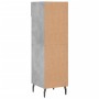 Zapatero madera de ingeniería gris hormigón 30x35x105 cm de vidaXL, Armarios y almacenamiento - Ref: Foro24-829696, Precio: 4...