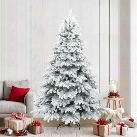 Árbol de Navidad artificial plegable cubierto de nieve 240 cm en Decoración Festiva y Estacional | Comprar online en Foru.es