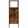 Mesitas noche 2 uds madera ingeniería roble ahumado 41x31x80 cm de vidaXL, Mesitas de noche - Ref: Foro24-825928, Precio: 60,...