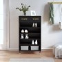 Zapatero madera de ingeniería negro 60x35x105 cm de vidaXL, Armarios y almacenamiento - Ref: Foro24-829589, Precio: 91,58 €, ...
