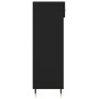 Zapatero madera de ingeniería negro 60x35x105 cm de vidaXL, Armarios y almacenamiento - Ref: Foro24-829589, Precio: 91,58 €, ...